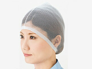 【300個】ニットヘアーキャップ袋型フリー サンフラワー 00598016 プロステ|プロステアウトレット