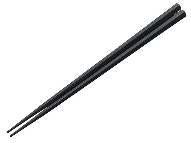 25129円 87％以上節約 25129円 在庫限り PBT 22.5cm筋目五角箸 黒OM 福井クラフト 00636239