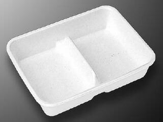 【750枚】トレー C-65仕切 中央化学 食品トレー トレー 食品スーパー 使い捨て 00659038