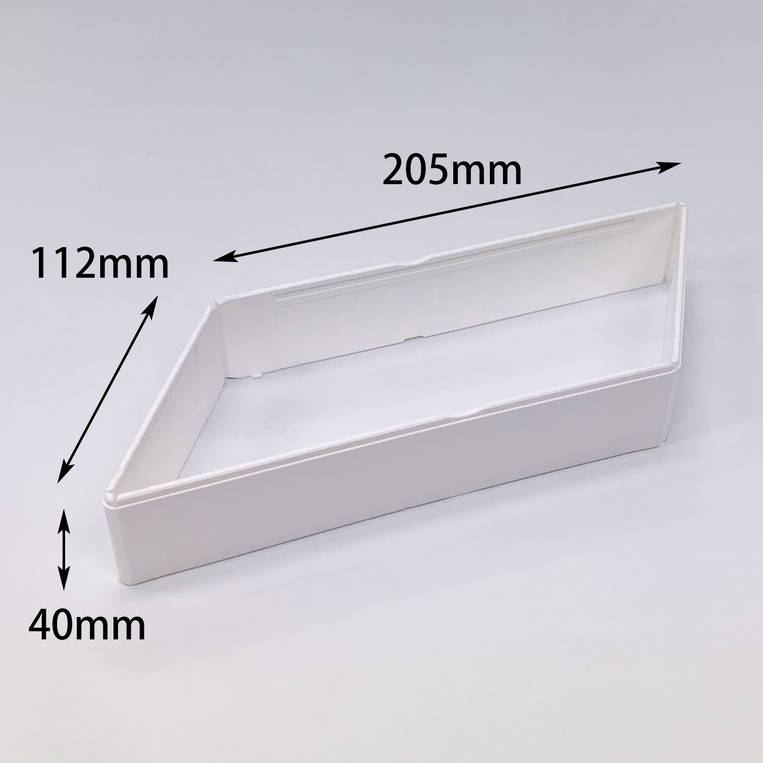 【200枚】ワン折ハード H70×37 ホワイト縁 アクタ 重箱 折箱 高級 食品容器 00674290