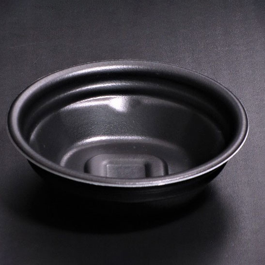 【600枚】惣菜・スープ容器 リスパック ホット ほっこり 145-40B 黒 00400695
