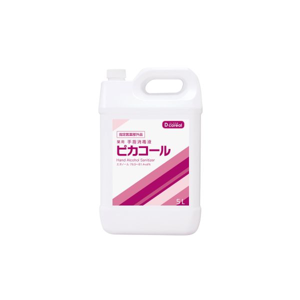 【4個】ダイト 消毒剤 薬用 手指消毒液ピカコール つめかえ5L DD-5000 00475832 プロステ
