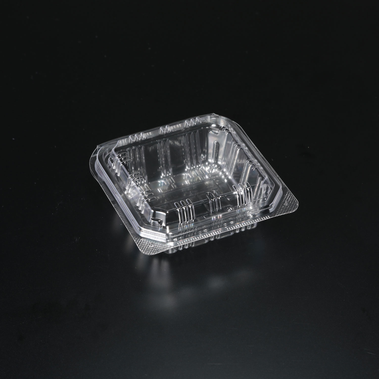【1200枚】フードパック 弁当 お弁当 ユニコン LS-角2 透明 00429408 プロステ