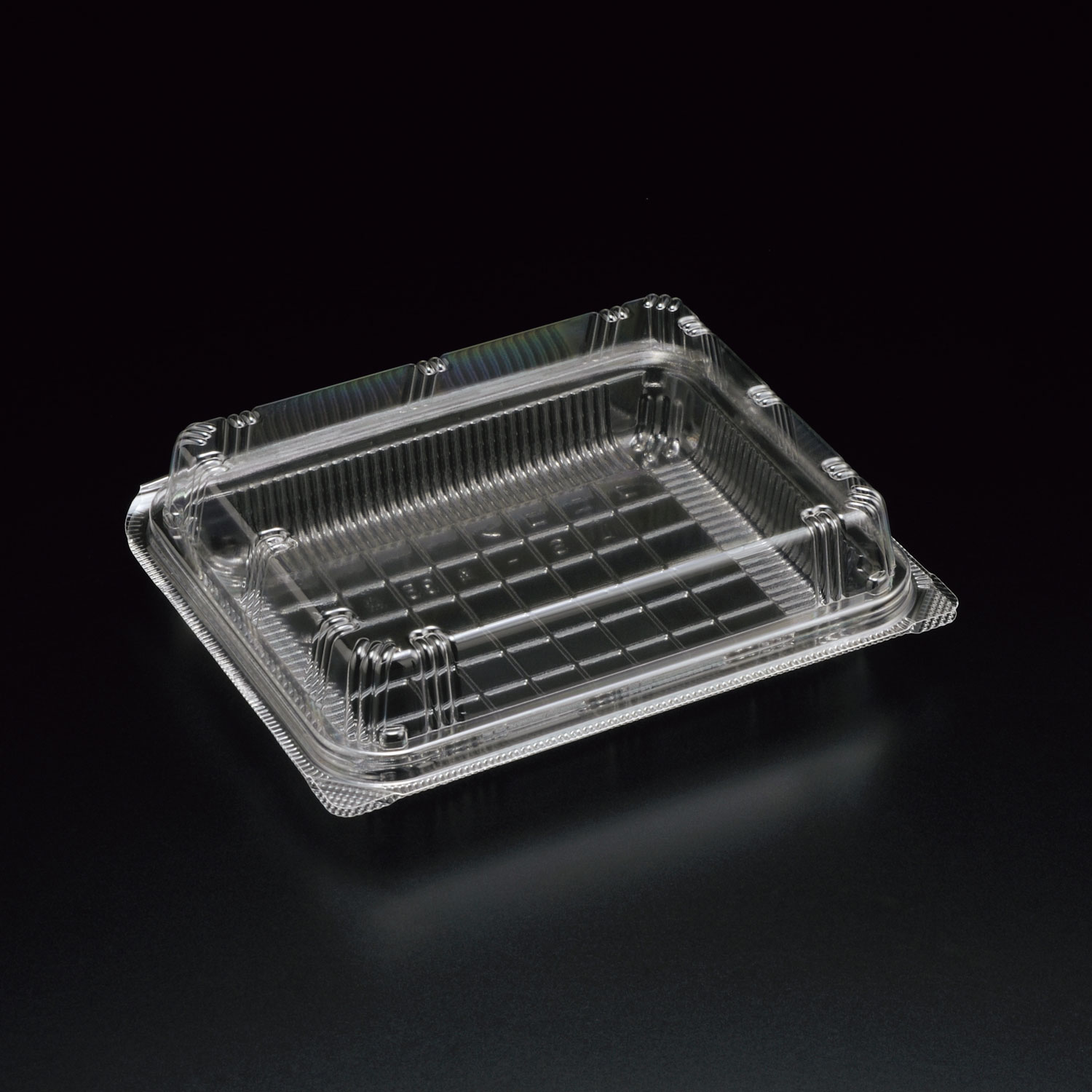 【800枚】フードパック 弁当 お弁当 ユニコン LS-角35盛-2 透明 00535144 プロステ