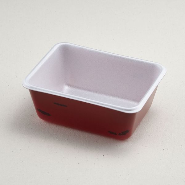【700枚】弁当容器 青葉紙業 B-46 本体 赤うるし 00428768