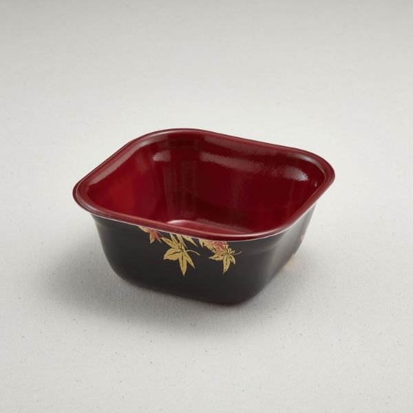 【800組】角丼容器 青葉紙業 どん重 本体 耐熱もみじ内赤 00503684｜プロステアウトレット