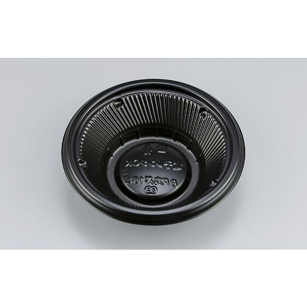 【450点】どんぶり容器 BF丸丼16L 黒 本体 シーピー化成 00705612