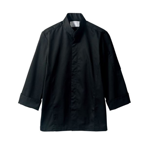 【1枚】住商モンブラン ユニフォーム 6-1033_LL コックコート 兼用 長袖 黒 LL 00421114 プロステ 4,748円