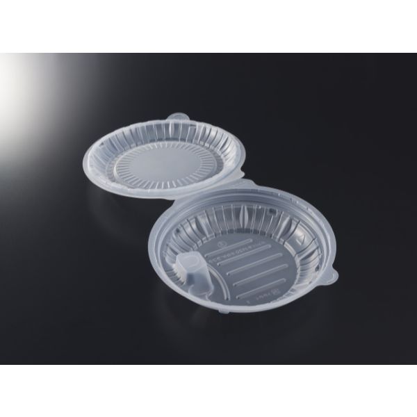 【200枚】麺・スープ容器 中央化学 TPめん鉢 M20 中皿フタ(PP) 00709040