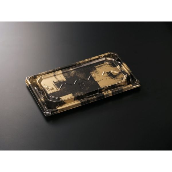 【600枚】中央化学 寿司容器 BCF宝台閣10-2 西陣BK-BK 身 00722035
