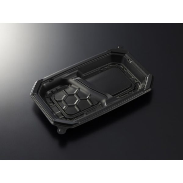【1000枚】中央化学 弁当容器 CTロックス22-14 2S BK 身 00730897｜プロステアウトレット