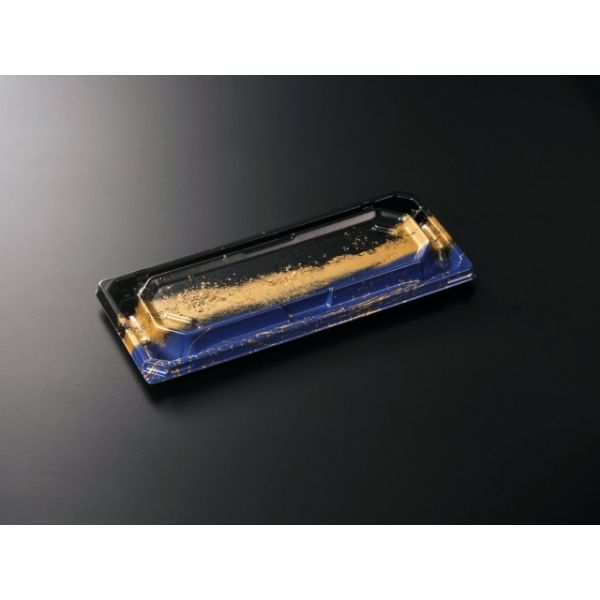 【800枚】中央化学 寿司容器 BCF宝台閣 5-1 暁B-BK 身 00730978
