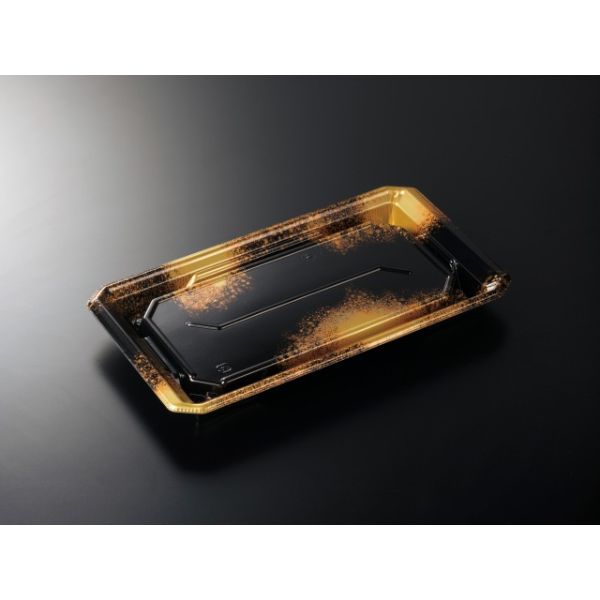 【600枚】中央化学 寿司容器 HS澄板 26-14 金彩BK-BK 身 00731012 11,233円