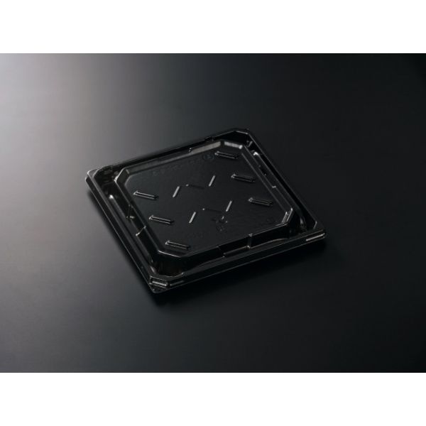 【600枚】中央化学 寿司容器 BCF宝台閣 9-3 黒-BK 身 00731096
