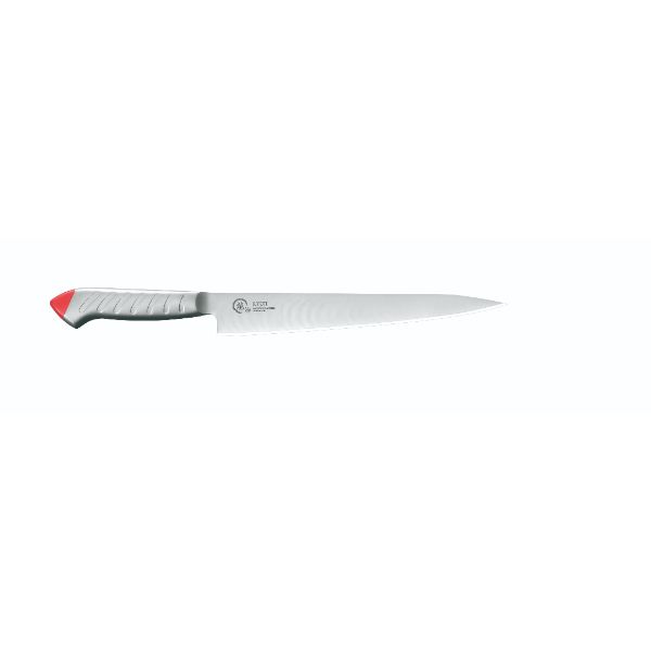 【1本】カンダ 調理道具 龍治 ステンカラー 筋引 240mm 白 RYS-22W 00486889 プロステ