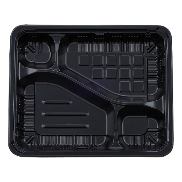 【900枚】弁当容器 タカギ産業 TSR-24-20A 黒 本体 00323443｜プロステアウトレット