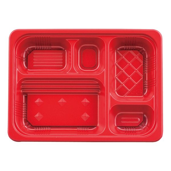 【800枚】弁当容器 タカギ産業 TSR-70-55(3) 赤 本体 00323513|プロステアウトレット