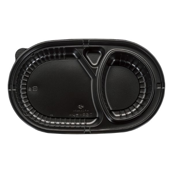 【800枚】カレー容器 タカギ産業 TSR-カレー 黒 本体 00651003|プロステアウトレット