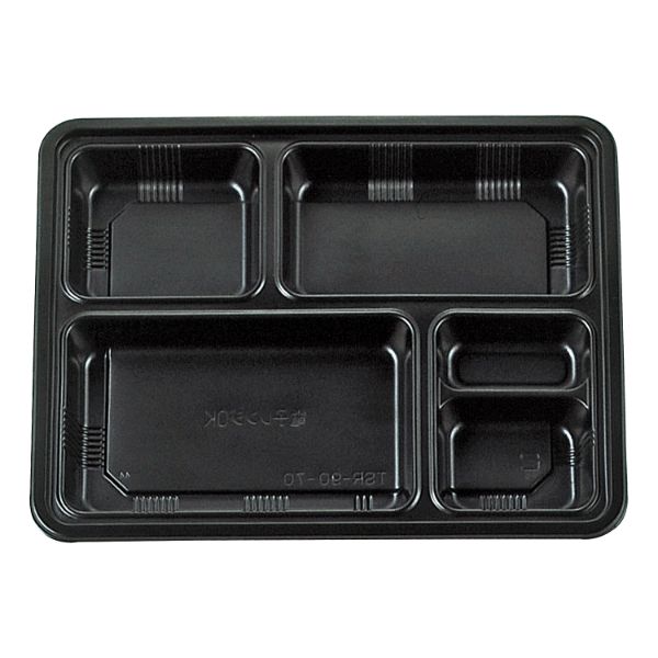【1000枚】弁当容器 タカギ産業 TSR-90-70 黒 本体 00689571