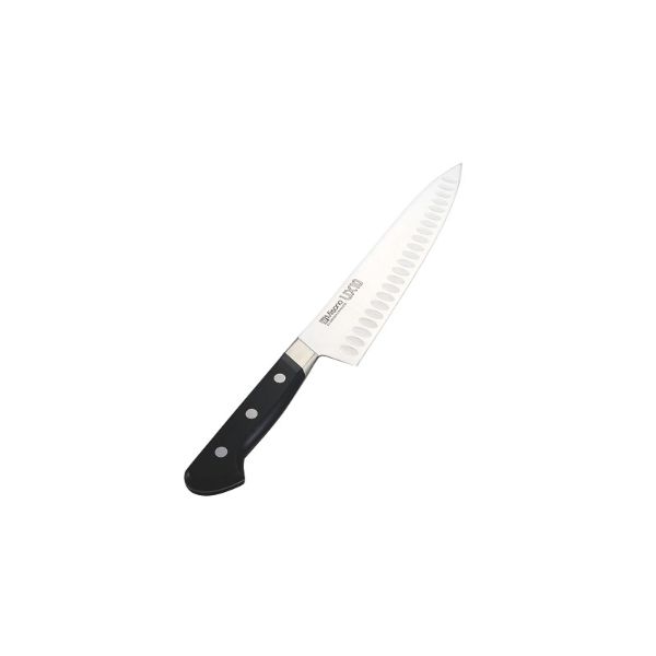 【1個】カンダ 調理道具 ミソノU×10 ツバ付牛刀サーモン21cm No.762 00485716 プロステ