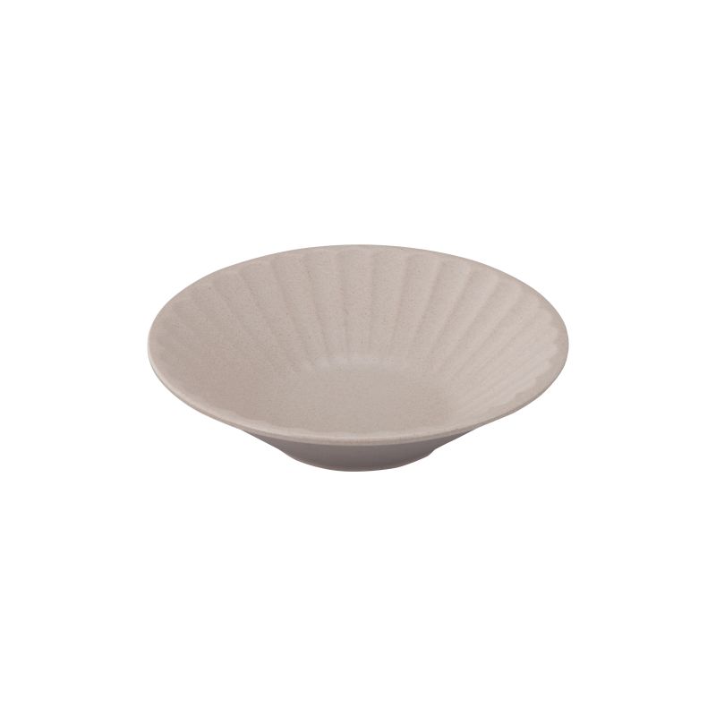 【10枚】台和 食器・皿 Aube 21cmディープボール オーガニックベージュMT(つや消し) 00739952 プロステ
