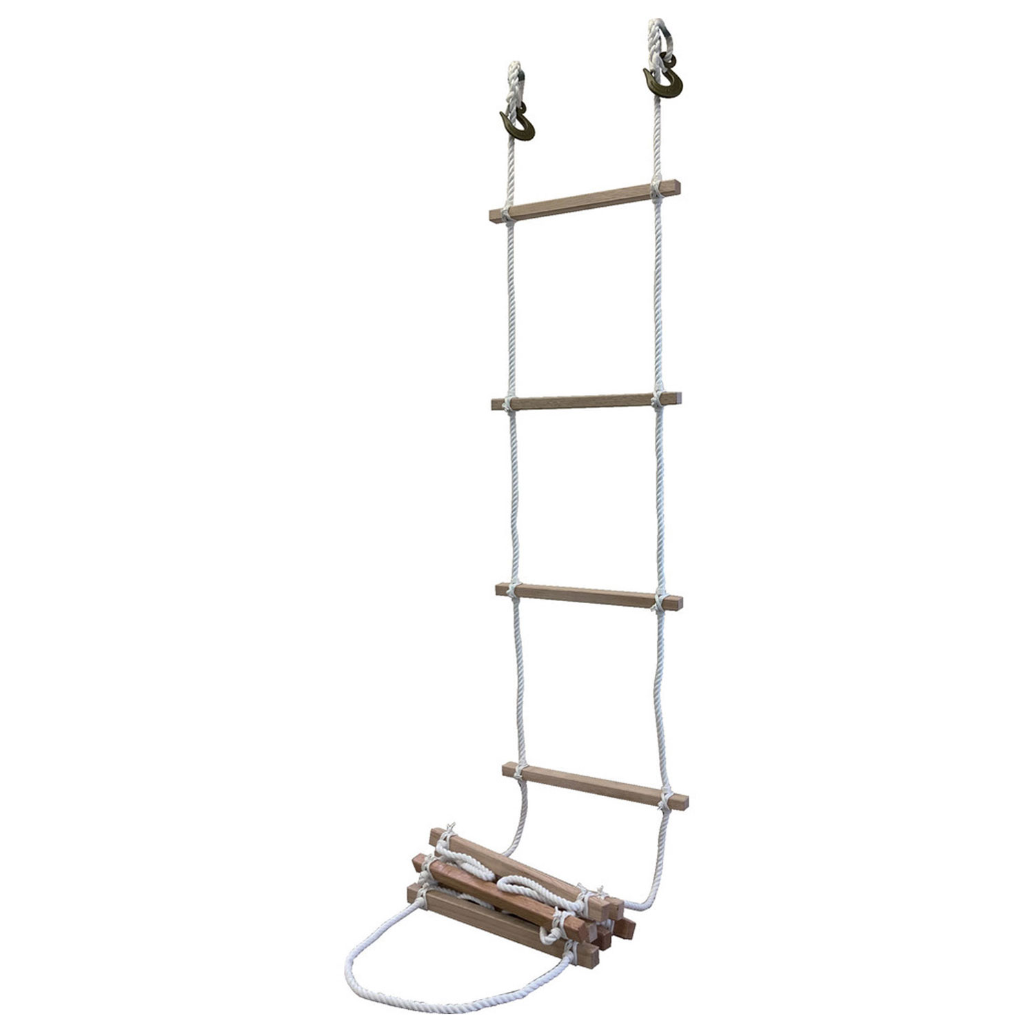 【1個】高木 避難用品 避難用縄梯子12mm×5m 00462821 プロステ
