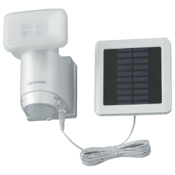 【6個】アイリスオーヤマ 防災・防犯用品 IRIS 522503 ソーラー式LED防犯センサーライト 00462916 プロステ