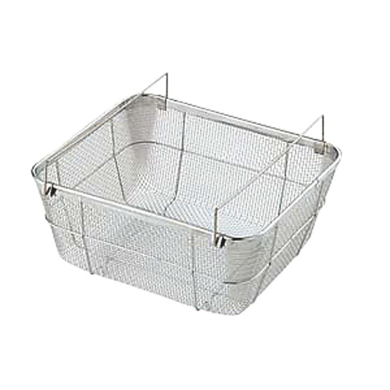 【1個】カンダ 調理器具 18-8クリーンバスケット B 浅型 中 00472514 プロステ