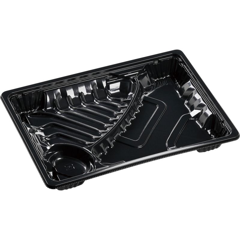 【800枚】弁当容器(プラスチック製) エフピコ MSDアコード23-17-3黒 00732887｜プロステアウトレット