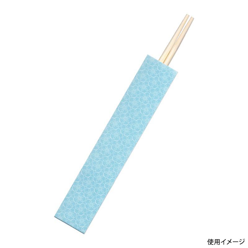 【5000袋】箸袋 九州紙工 うすあさぎ箸袋三つ折 梅(3.5×19cm) 00735285 プロステ|プロステアウトレット