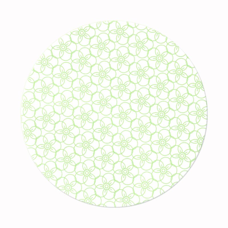 【5000袋】コースター 九州紙工 HANAシリーズコースター梅クッション紙丸型(90×90mm 厚み1mm) 00735304 プロステ