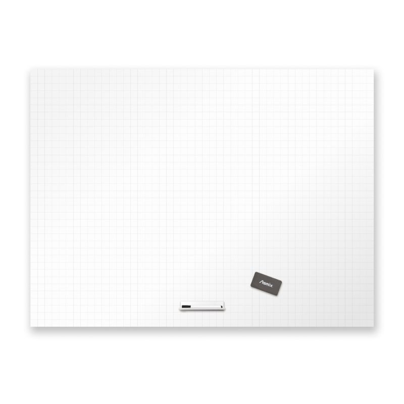 【6枚】抗菌ホワイトマグネットシート 暗線入り 3L AWM09 アスカ 00734381 プロステ｜プロステアウトレット