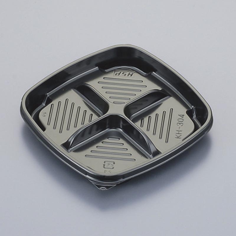 【2000枚】和菓子容器 KH-304黒(KH-304B) 北原産業 00748634