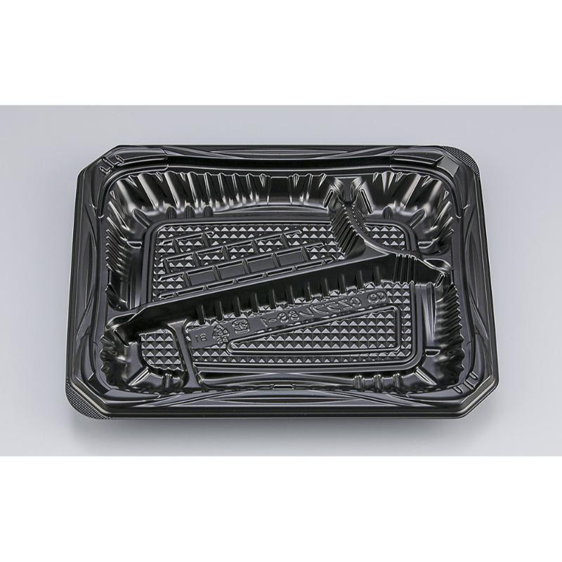 【600枚】弁当容器 CZラプレ8S-1 BS黒 本体 シーピー化成 00738324|プロステアウトレット