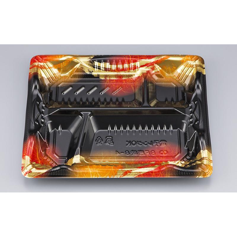 【600枚】弁当容器 BF恵味8-4 天舞赤 本体(N) シーピー化成 00297332