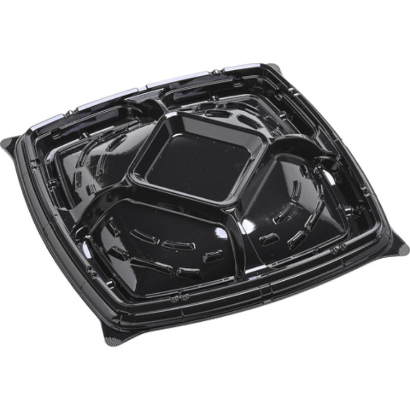 【200枚】オードブル容器 シャトープラッター角40 本体 黒 エフピコ 00311017|プロステアウトレット