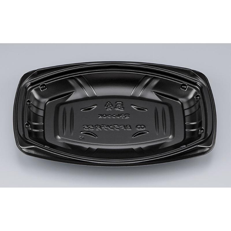 【800点】惣菜容器 BFランチ内55 黒 本体(N) シーピー化成 00297266