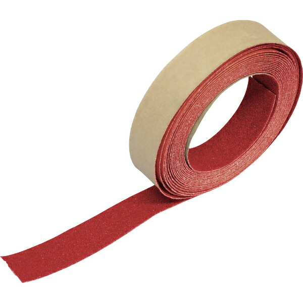 【20点】TRUSCO ノンスリップテープ 屋外用 25mm×5m レッド トラスコ中山 00367052
