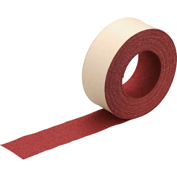 【10点】TRUSCO ノンスリップテープ 屋外用 50mm×10m レッド トラスコ中山 00367131