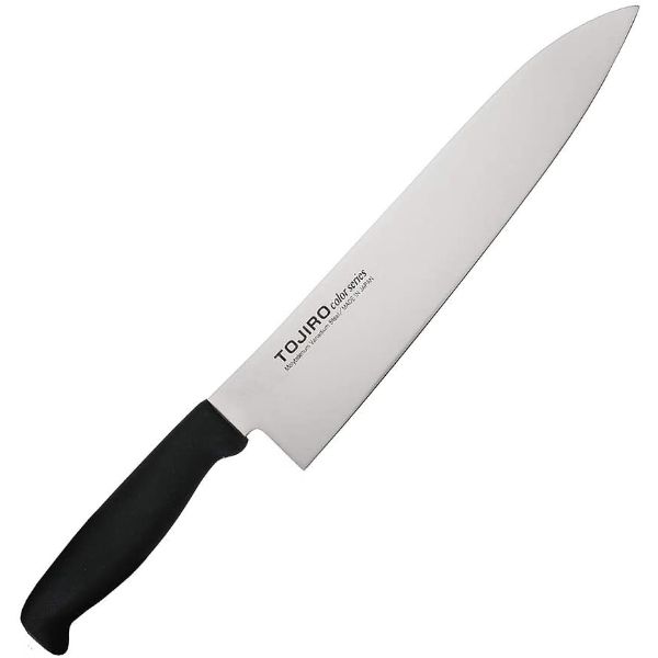 【1点】包丁 TOJIROカラー牛刀 24cm ブラック F-257BK 藤次郎 00486240