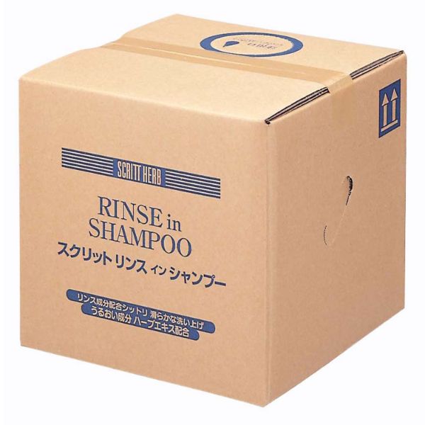 【1点】スクリット リンスインシャンプー 18L 熊野油脂 00572426