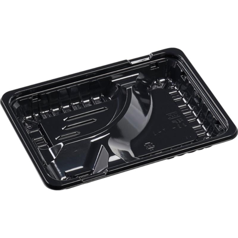 【800点】弁当容器 MSD箱弁23-17-3 本体 黒 エフピコ 00609318｜プロステアウトレット