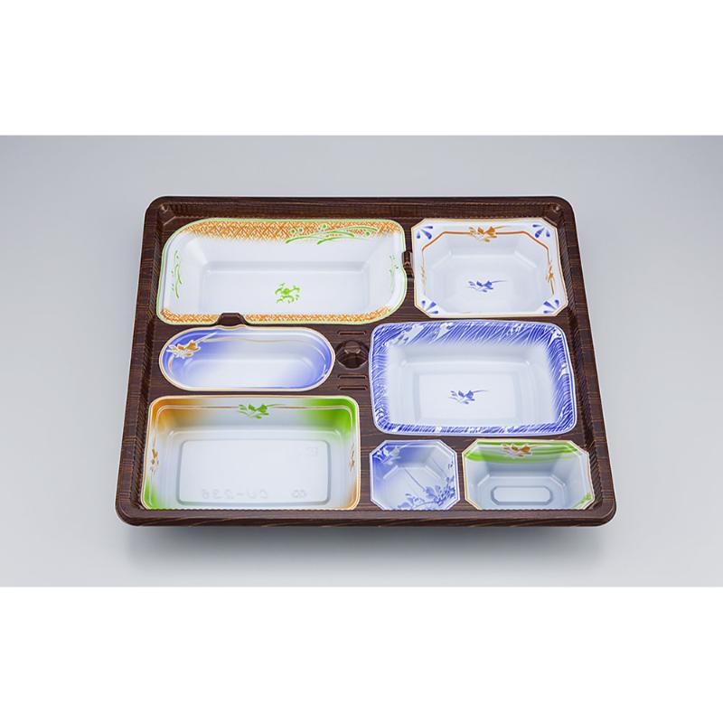 【200点】仕出し弁当容器 CU-236 うつろい 本体(N) シーピー化成 00635512