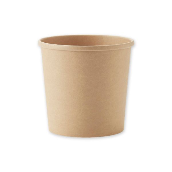 【500点】スープカップ 未晒フードカップ 780ml HEIKO(シモジマ) 00644268