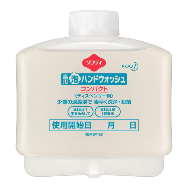 【6点】ハンドソープ ソフティ薬用泡ハンドウォッシュコンパクトディスペンサーカートリッジ 花王 00690301