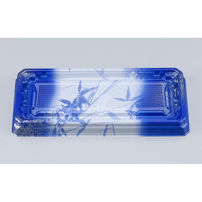 【1000点】寿司容器 UFハカマ板段15 すず葉青 本体 シーピー化成 00697948