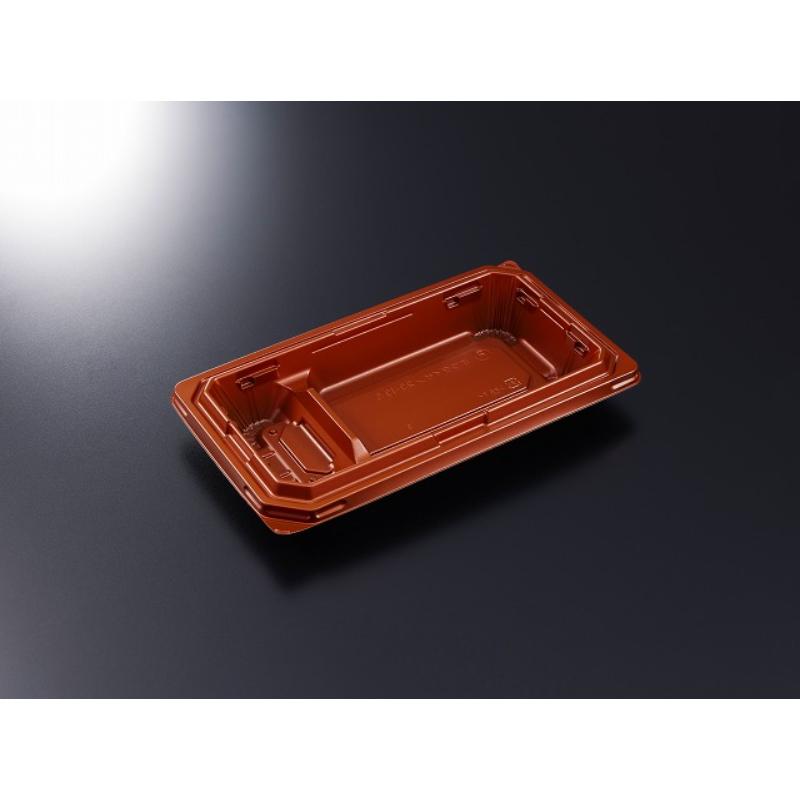 【600枚】弁当容器 CT宝台膳 23-13S メタDR 身 中央化学 00787283