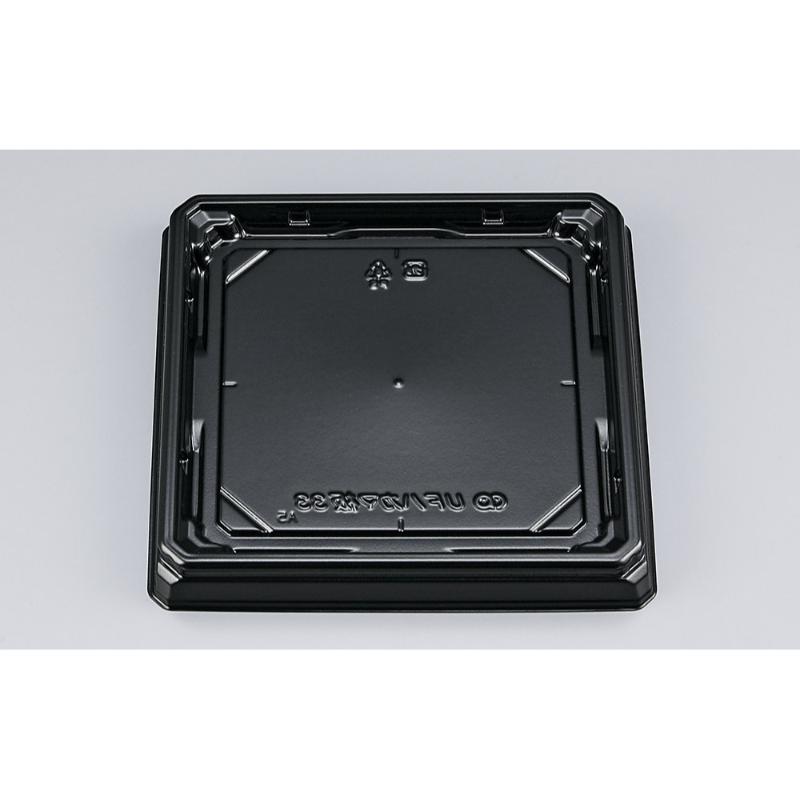 【600点】寿司容器 UFハカマ板33 黒 本体 シーピー化成 00741174|プロステアウトレット