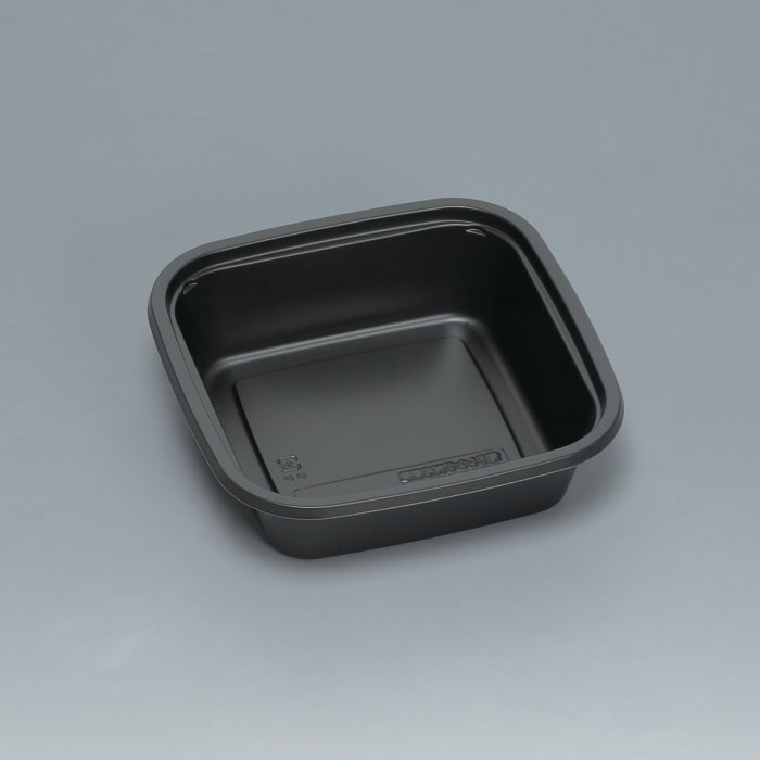 【900点】弁当容器 耐寒耐熱容器TR-32H 黒 福助工業 00755913