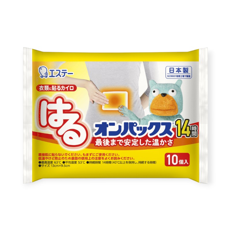 【24袋】使い捨てカイロ はるオンパックス 10P エステーPRO 00795037